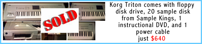 korg triton piano  for sale